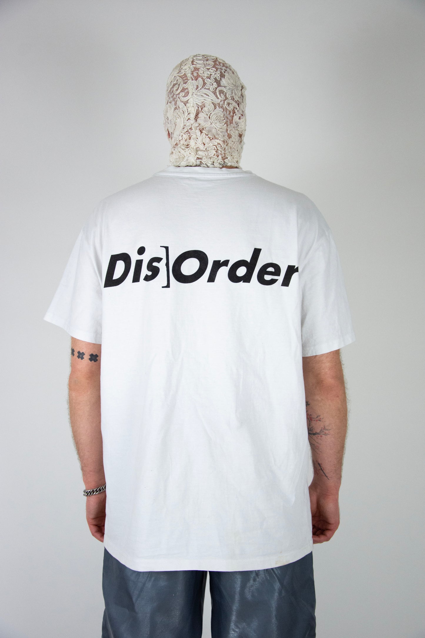 T-Shirt - "Trash logo" Blanc