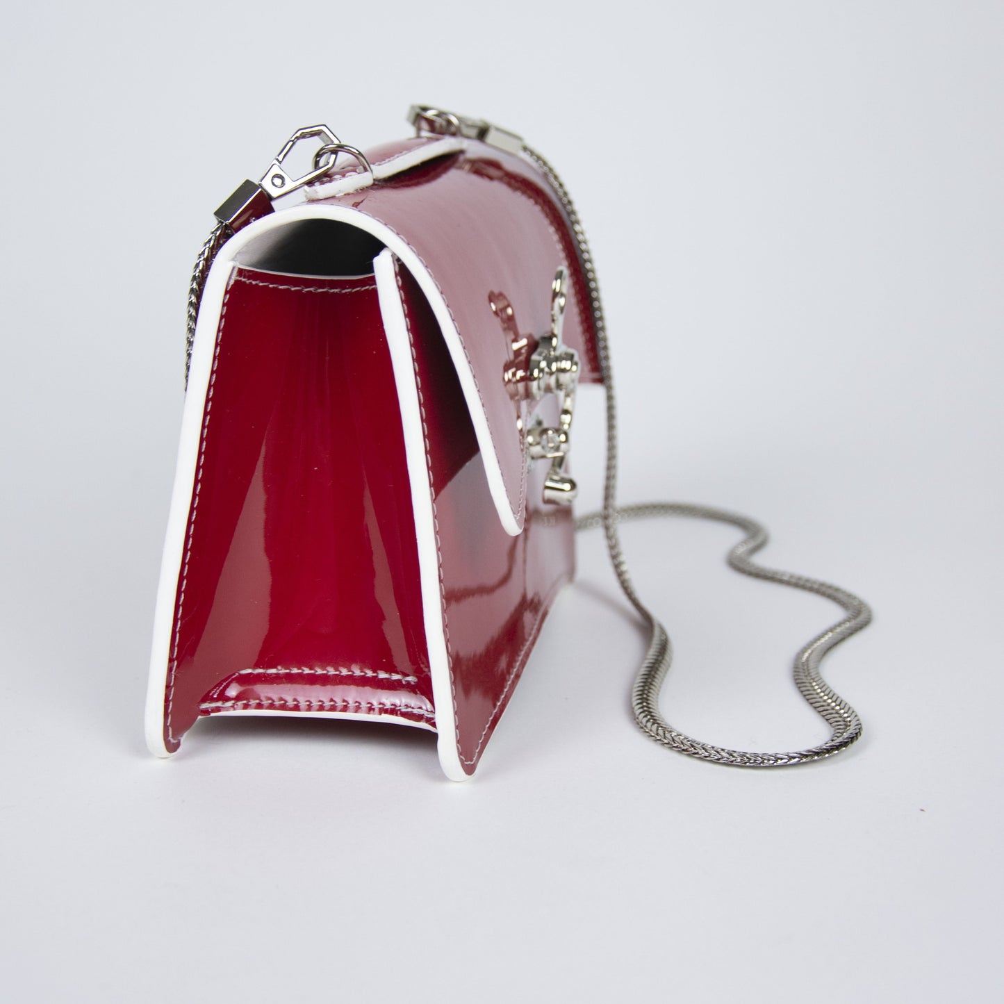 Sac à main Vinyl rouge