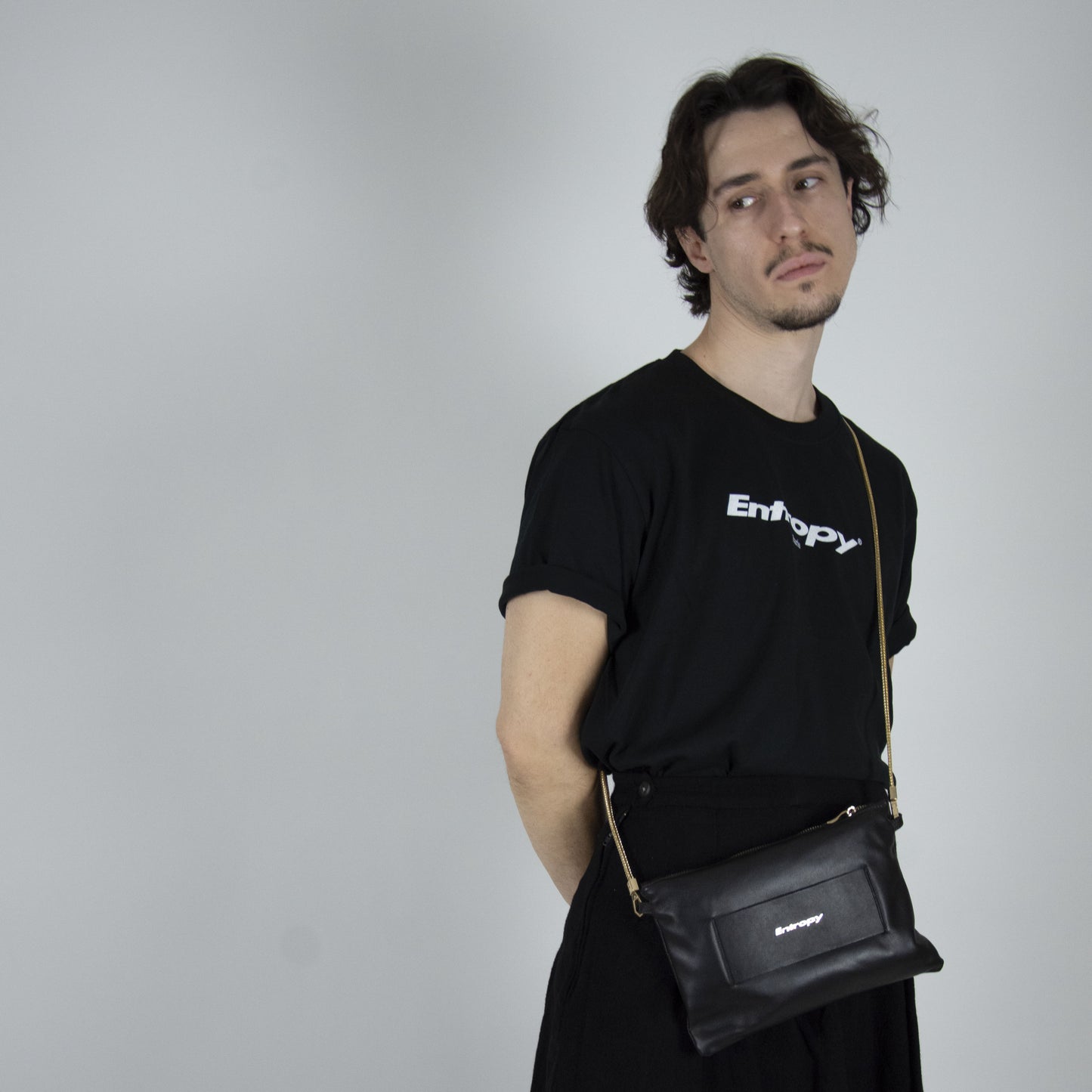 Pochette noir Handmade