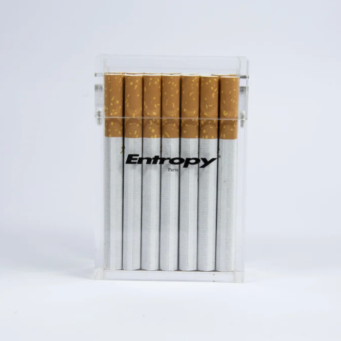 Paquet de cigarettes transparent