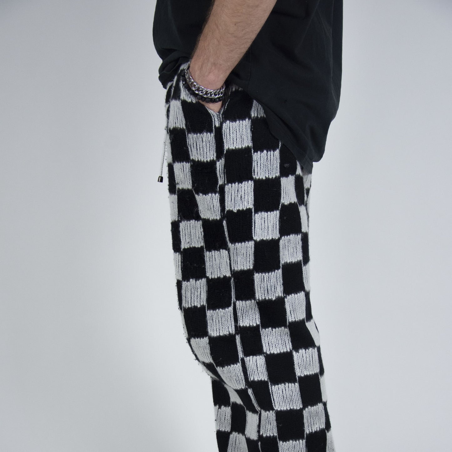 Pantalon damier Handmade